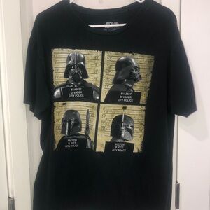 Star Wars| T-shirt| Unisex| Size XL| Short sleeve| 100% cotton Darth Vader Boba